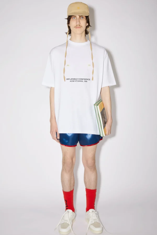 T-Shirt Mit Print>Acne Studios Clearance