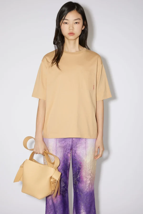 T-Shirt Mit Rundhalsausschnitt>Acne Studios Hot