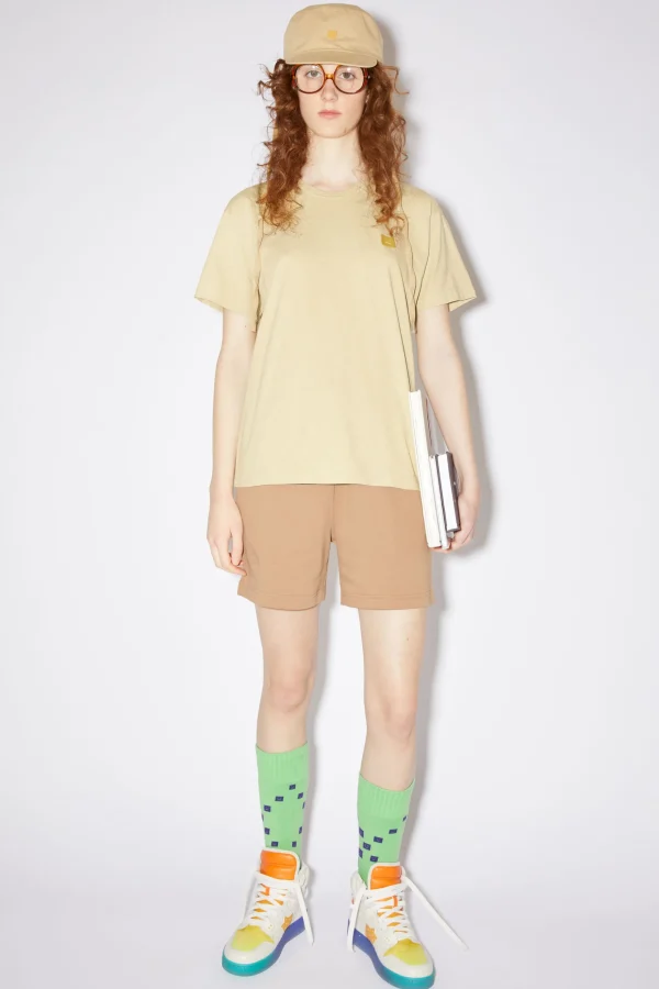 T-Shirt Mit Rundhalsausschnitt>Acne Studios Online