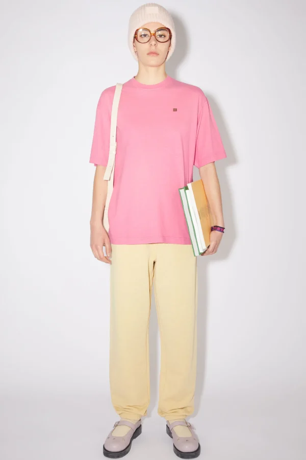 T-Shirt Mit Rundhalsausschnitt>Acne Studios New