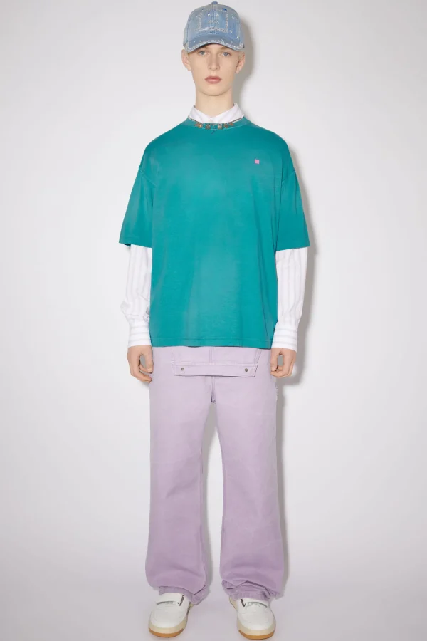 T-Shirt Mit Rundhalsausschnitt>Acne Studios Hot