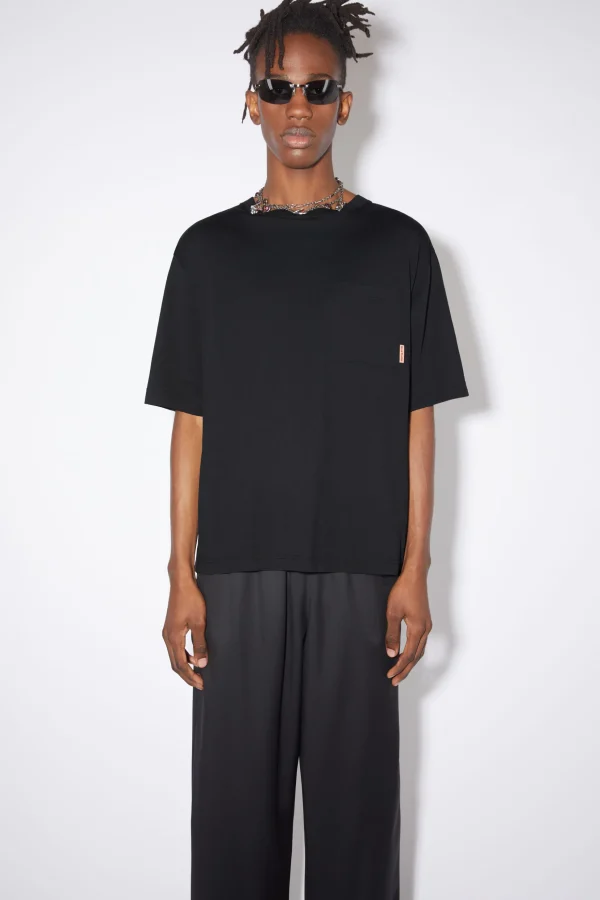 T-Shirt Mit Rundhalsausschnitt>Acne Studios Shop