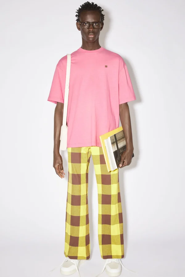 T-Shirt Mit Rundhalsausschnitt>Acne Studios Store