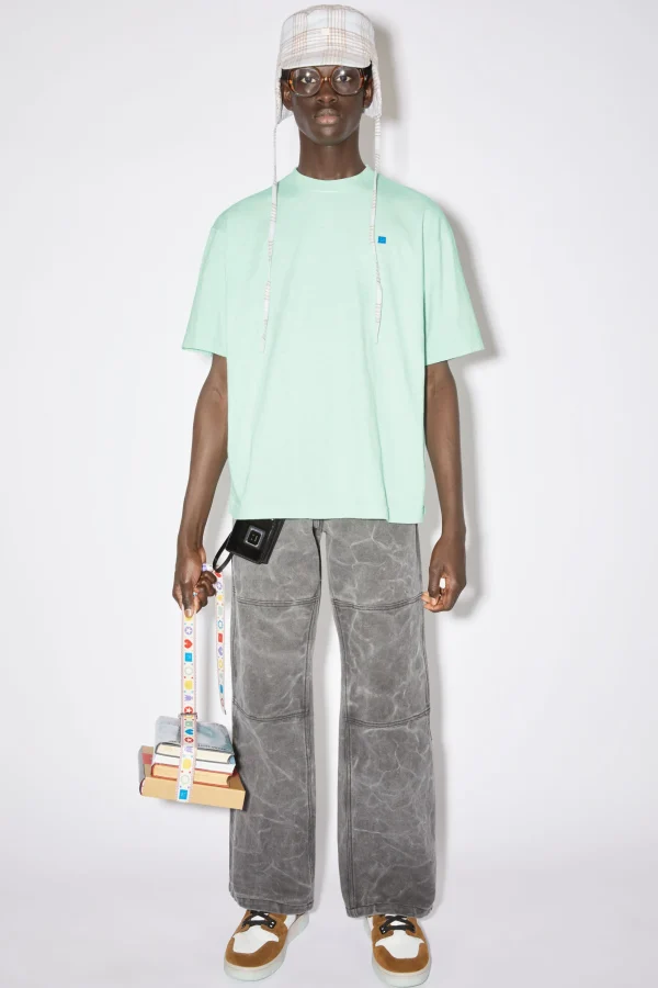 T-Shirt Mit Rundhalsausschnitt>Acne Studios New