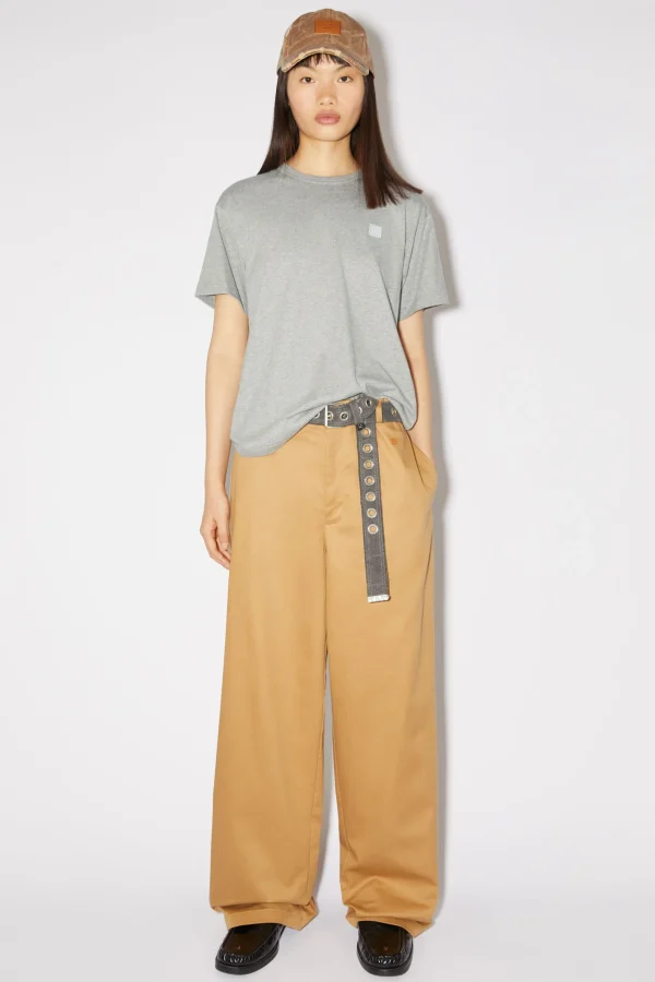 T-Shirt Mit Rundhalsausschnitt>Acne Studios Sale