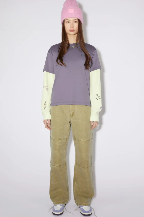 T-Shirt Mit Rundhalsausschnitt>Acne Studios Best