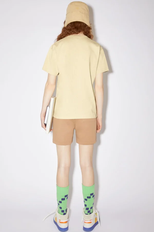 T-Shirt Mit Rundhalsausschnitt>Acne Studios Online