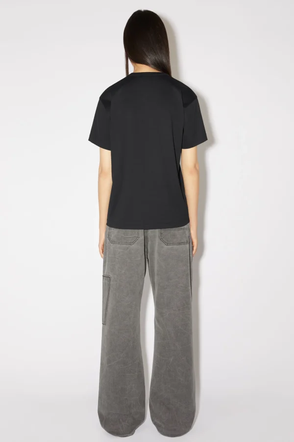 T-Shirt Mit Rundhalsausschnitt>Acne Studios Best