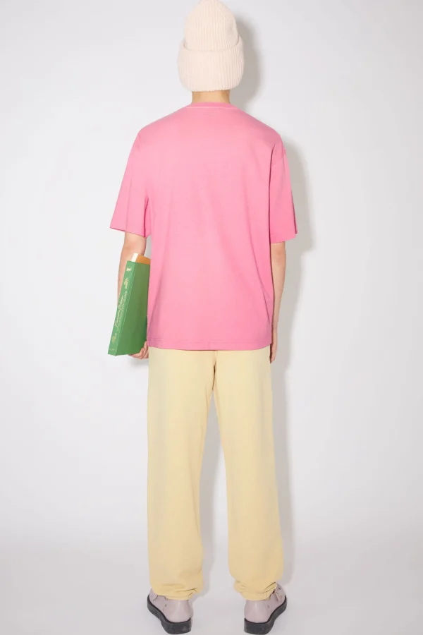 T-Shirt Mit Rundhalsausschnitt>Acne Studios New