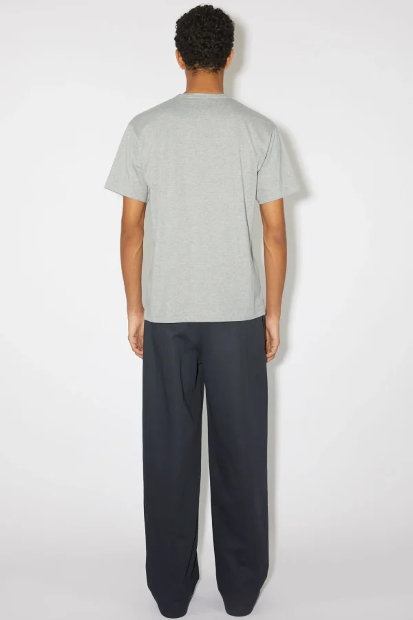 T-Shirt Mit Rundhalsausschnitt>Acne Studios Store