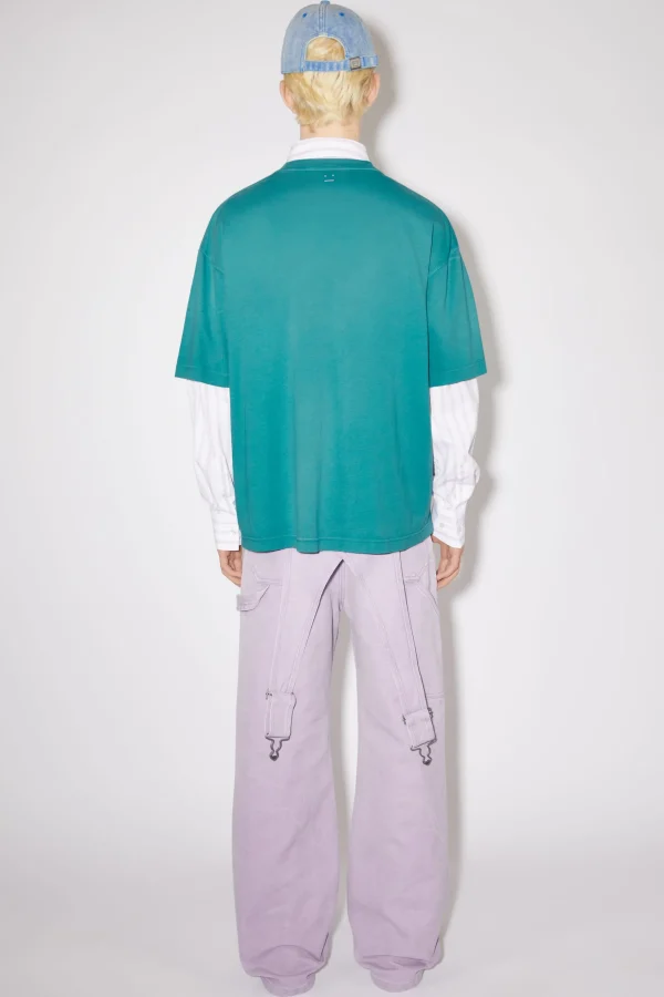 T-Shirt Mit Rundhalsausschnitt>Acne Studios Hot