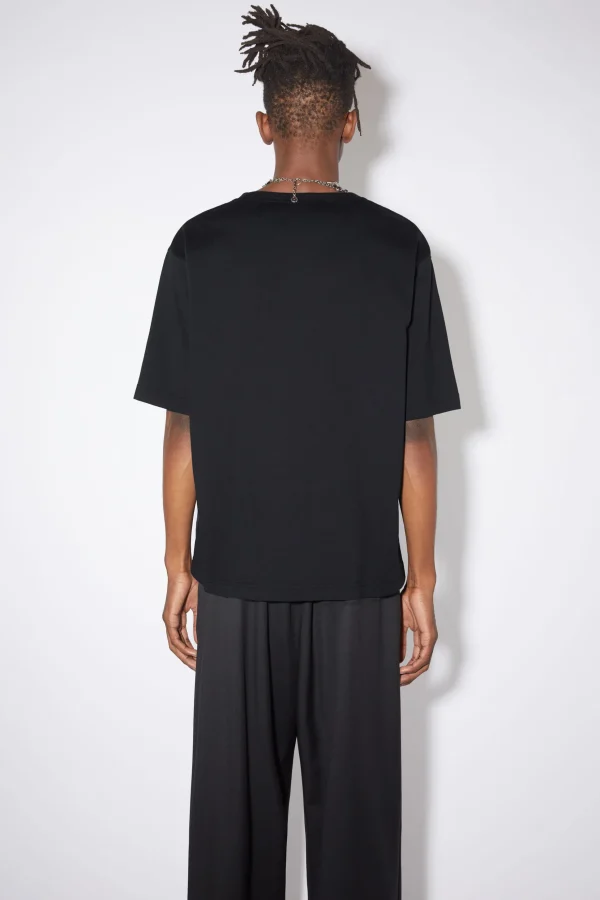 T-Shirt Mit Rundhalsausschnitt>Acne Studios Shop