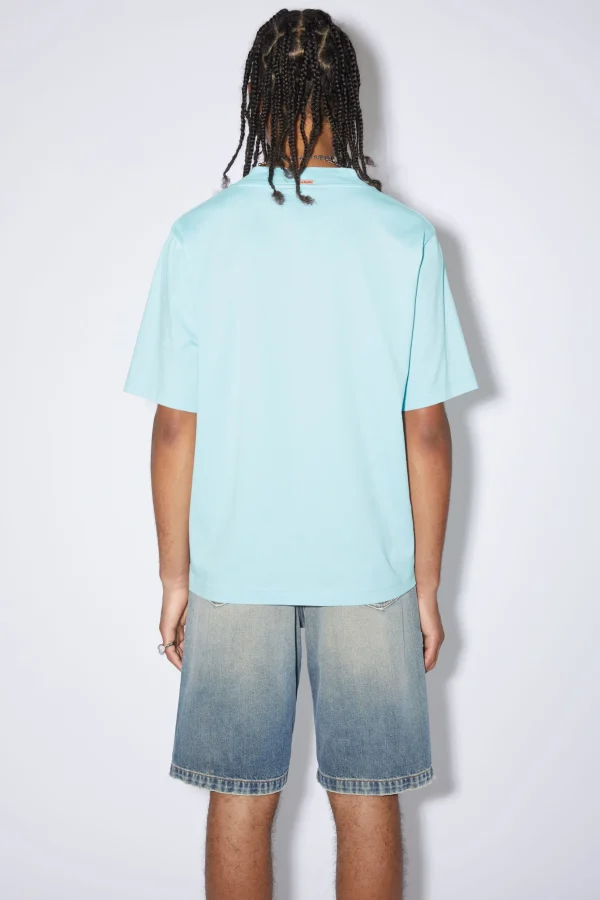 T-Shirt Mit Rundhalsausschnitt>Acne Studios Online