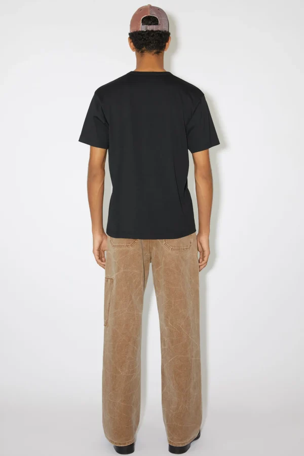 T-Shirt Mit Rundhalsausschnitt>Acne Studios Discount