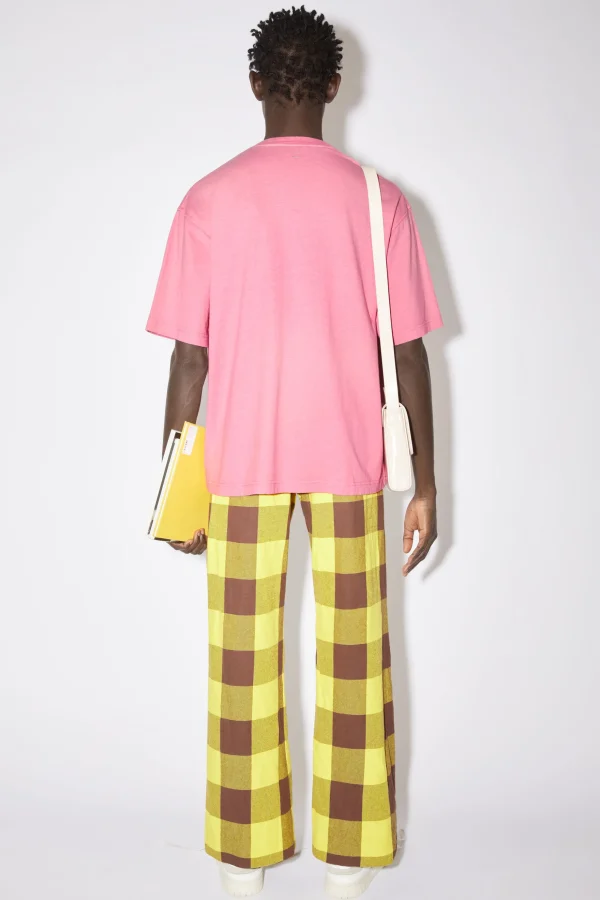 T-Shirt Mit Rundhalsausschnitt>Acne Studios Store