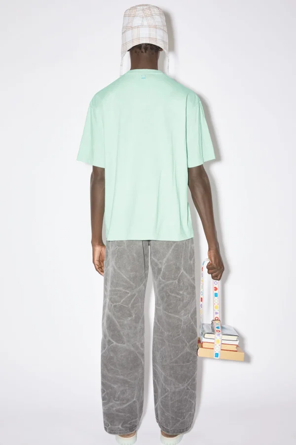 T-Shirt Mit Rundhalsausschnitt>Acne Studios New