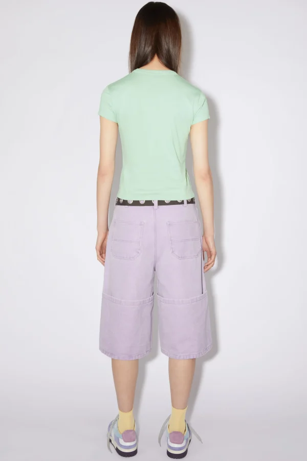 T-Shirt Mit Rundhalsausschnitt>Acne Studios Hot