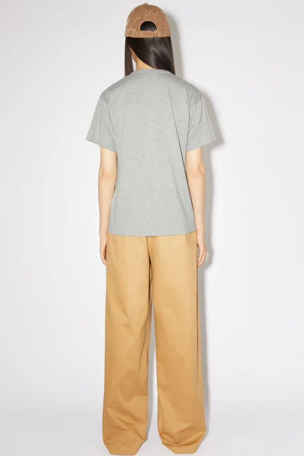 T-Shirt Mit Rundhalsausschnitt>Acne Studios Sale