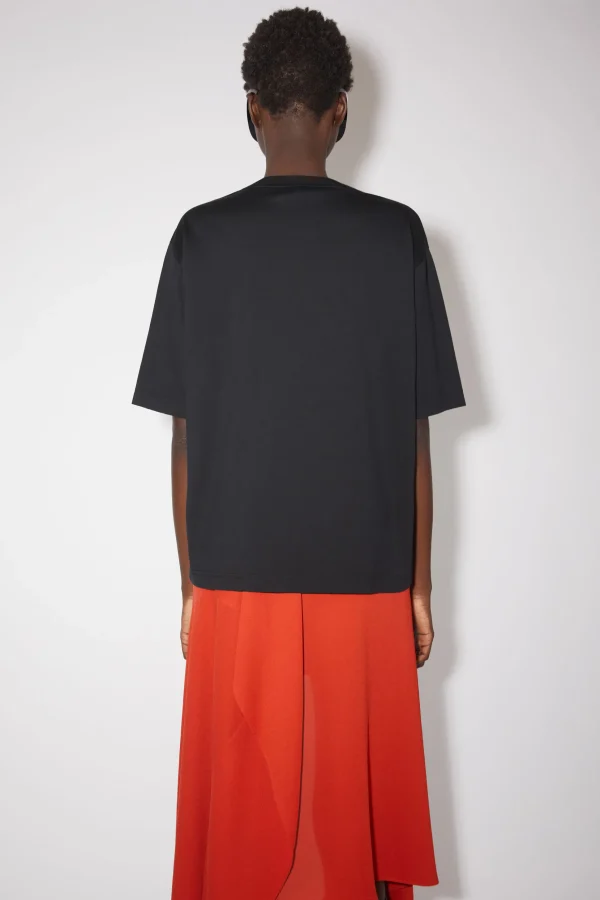 T-Shirt Mit Rundhalsausschnitt>Acne Studios Best