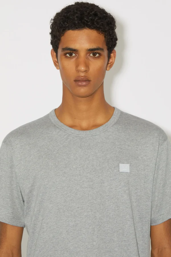 T-Shirt Mit Rundhalsausschnitt>Acne Studios Store