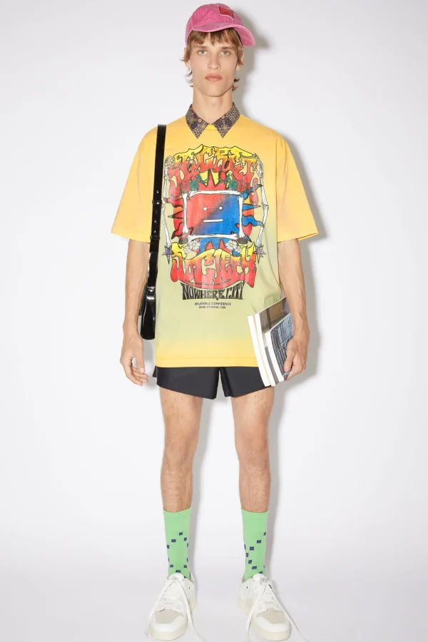 T-Shirt Mit Siebdruck>Acne Studios Shop