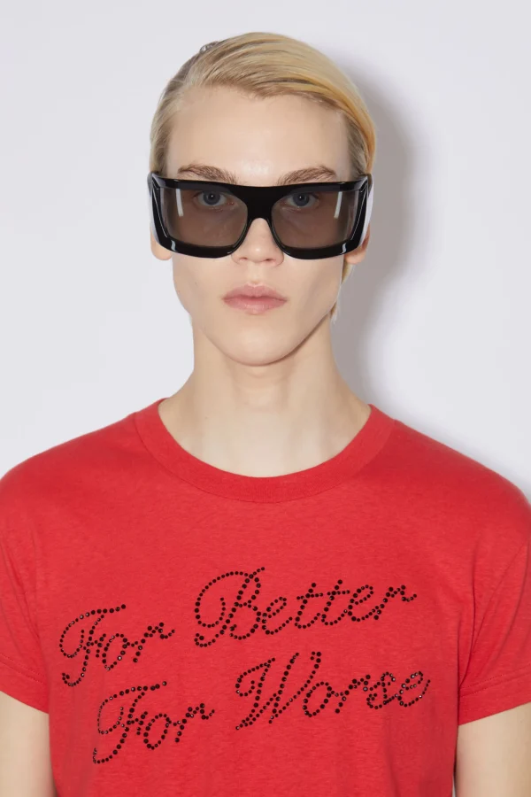 T-Shirt Mit Strasssteinen>Acne Studios Fashion