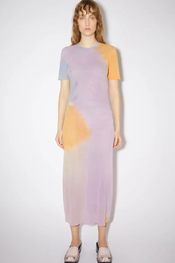 T-Shirt-Kleid Aus Tull>Acne Studios Discount