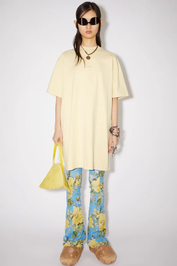 T-Shirt-Kleid Mit Logo>Acne Studios Discount