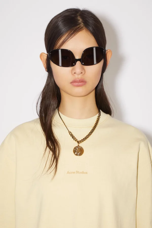 T-Shirt-Kleid Mit Logo>Acne Studios Discount