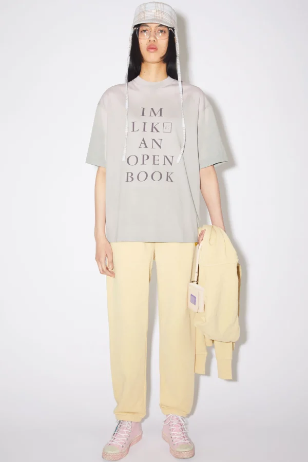 Warmereaktives T-Shirt Mit Print>Acne Studios Hot