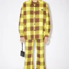 Wattierte Hemdjacke Mit Karomuster>Acne Studios Fashion