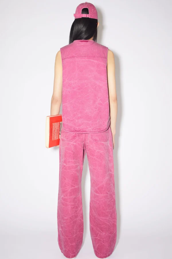 Weste Aus Baumwoll-Canvas>Acne Studios Online