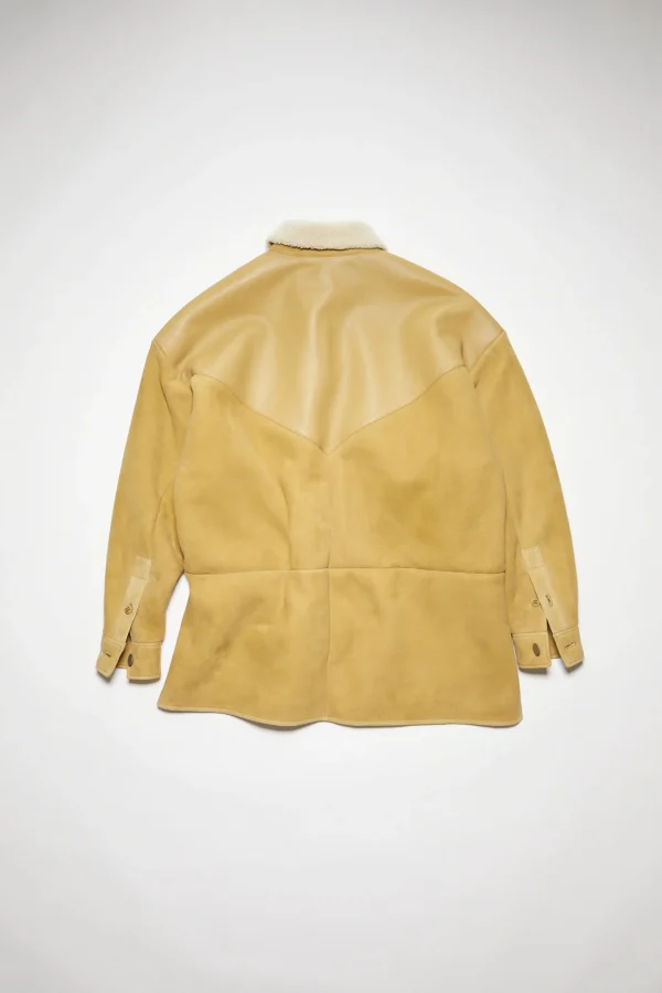 Wildlederjacke Mit Shearling>Acne Studios Fashion