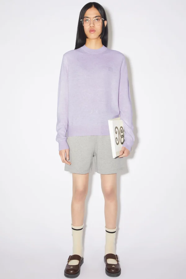 Wollpullover Mit Rundhalsausschnitt>Acne Studios Store