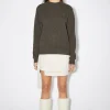 Wollpullover Mit Rundhalsausschnitt>Acne Studios Shop