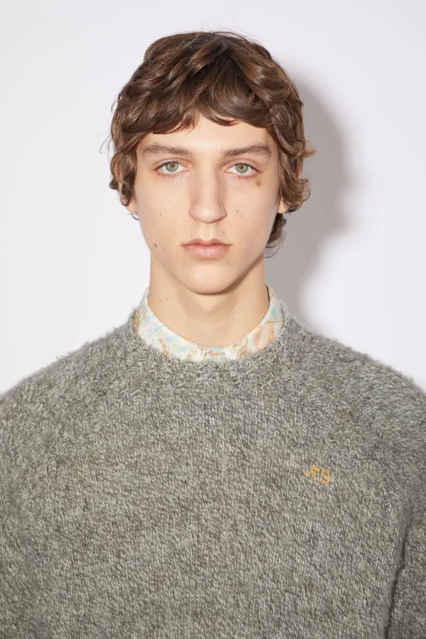 Wollpullover Mit Rundhalsausschnitt>Acne Studios Best Sale