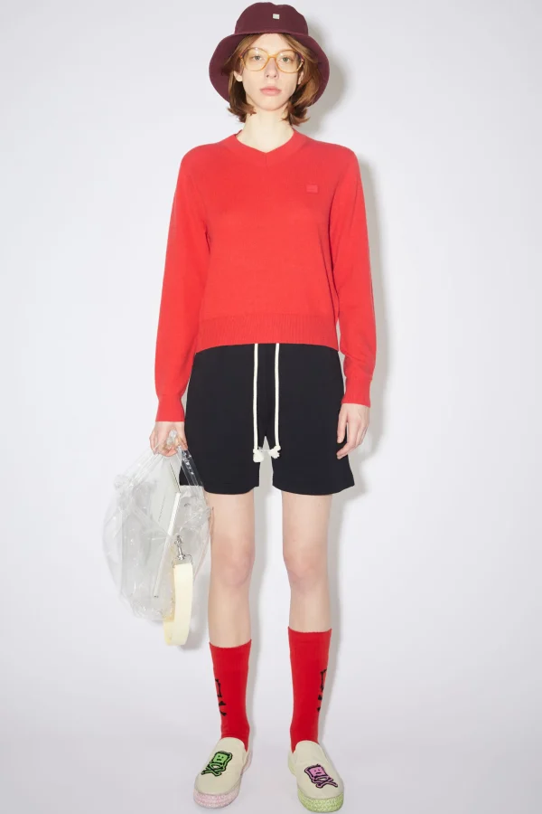 Wollpullover Mit V-Ausschnitt>Acne Studios Cheap