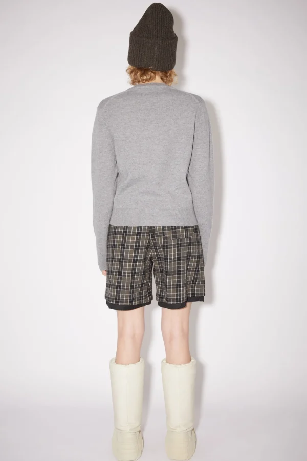 Wollpullover Mit V-Ausschnitt>Acne Studios Sale