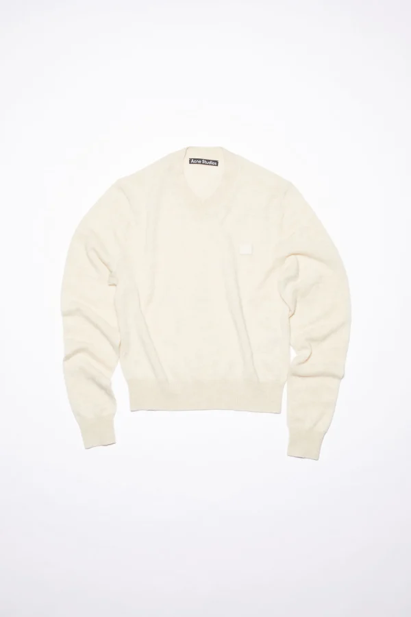 Wollpullover Mit V-Ausschnitt>Acne Studios Outlet