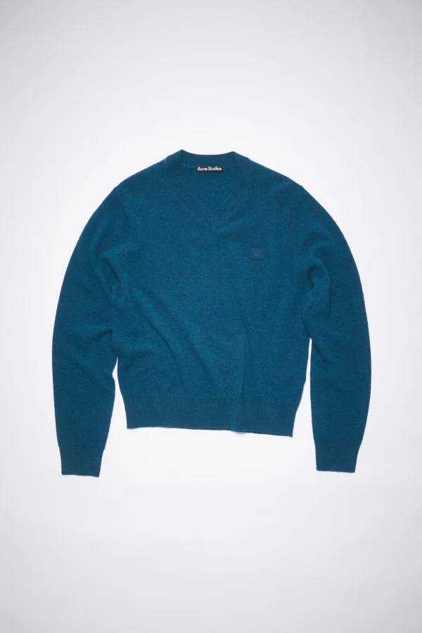 Wollpullover Mit V-Ausschnitt>Acne Studios Cheap