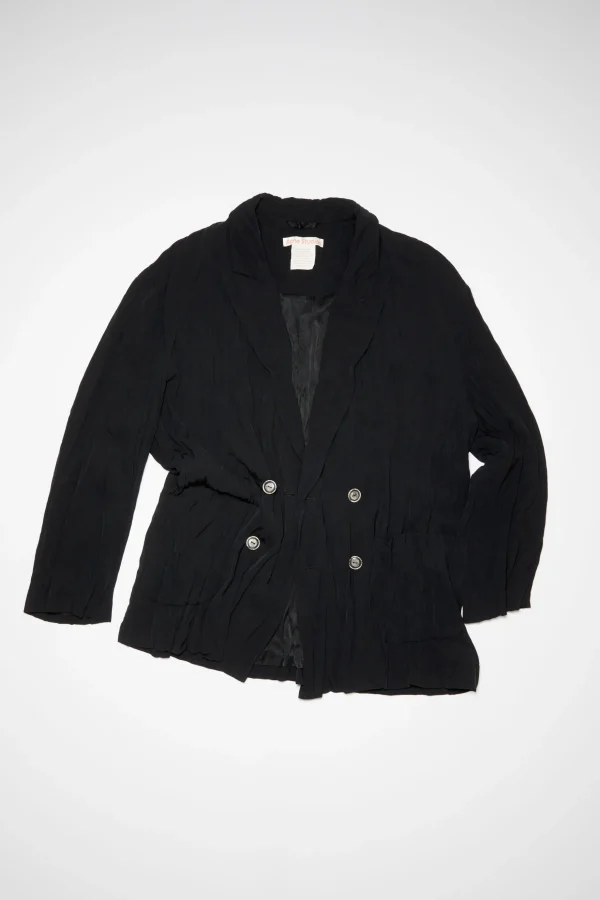 Zweireihige Jacke Aus Satin>Acne Studios Discount