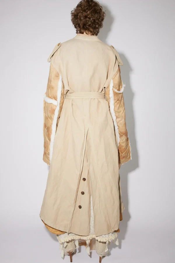 Zweireihiger Patchwork-Trenchcoat>Acne Studios Store