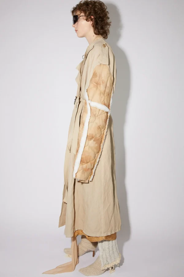 Zweireihiger Patchwork-Trenchcoat>Acne Studios Store