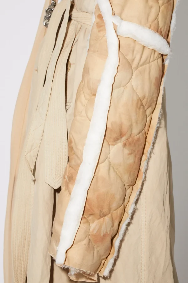 Zweireihiger Patchwork-Trenchcoat>Acne Studios Store